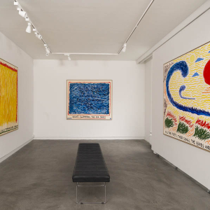 Installation view of the 2022 exhibition "The Great Big Winter Show #2" at Hans Alf Gallery