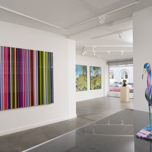 Installation view of the 2022 exhibition "The Great Big Winter Show #2" at Hans Alf Gallery