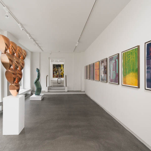 Installation view of the 2022 exhibition "The Great Big Winter Show #2" at Hans Alf Gallery