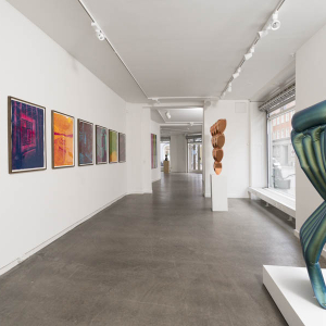 Installation view of the 2022 exhibition "The Great Big Winter Show #2" at Hans Alf Gallery