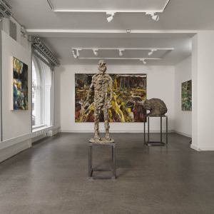 Installation view of the 2022 exhibition "The Great Big Winter Show #2" at Hans Alf Gallery