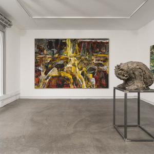 Installation view of the 2022 exhibition "The Great Big Winter Show #2" at Hans Alf Gallery