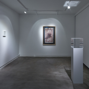 Installation view of the 2015 exhibition "Limbo" by Christian Lemmerz at Hans Alf Gallery