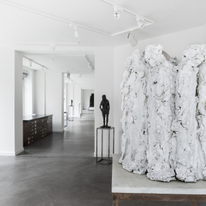 Installation view of the exhibition "The Innocent Guilty" by Jørgen Haugen Sørensen at Hans Alf Gallery