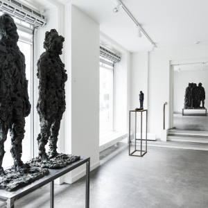 Installation view of the exhibition "The Innocent Guilty" by Jørgen Haugen Sørensen at Hans Alf Gallery