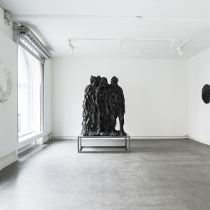 Installation view of the exhibition "The Innocent Guilty" by Jørgen Haugen Sørensen at Hans Alf Gallery