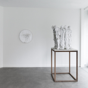 Installation view of the exhibition "The Innocent Guilty" by Jørgen Haugen Sørensen at Hans Alf Gallery