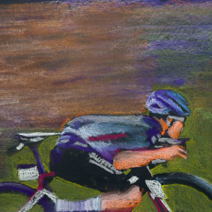 Tour de France, 2020, drawing by Erik A. Frandsen