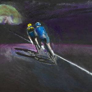 Tour de France, 2020, drawing by Erik A. Frandsen