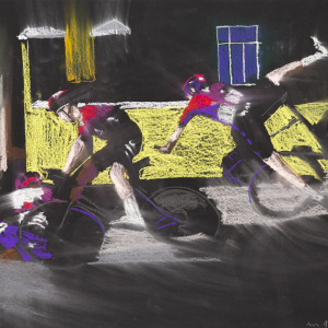 Tour de France, 2019, drawing by Erik A. Frandsen