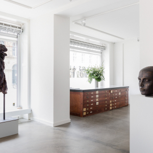 Installation view of the exhibition "Works 22/23" by Christian Lemmerz at Hans Alf Gallery