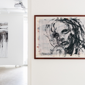 Installation view of the exhibition "Works 22/23" by Christian Lemmerz at Hans Alf Gallery