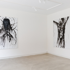 Installation view of the exhibition "Works 22/23" by Christian Lemmerz at Hans Alf Gallery