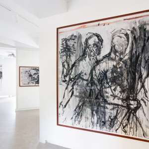 Installation view of the exhibition "Works 22/23" by Christian Lemmerz at Hans Alf Gallery