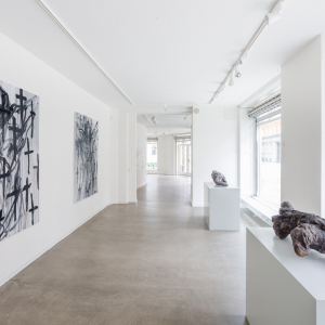 Installation view of the exhibition "Works 22/23" by Christian Lemmerz at Hans Alf Gallery